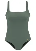 LASCANA Jednodielne plavky  olivová