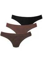 LASCANA Tangá  hnedá / čierna