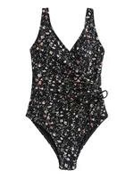 Next Jednodielne plavky  nefritová / pastelovo červená / čierna / biela