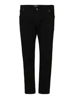 Jack & Jones Plus Džínsy 'JJIGlenn JJOriginal'  čierny denim