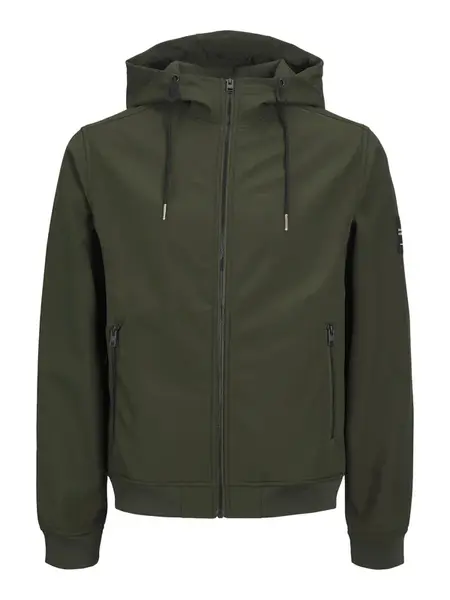 Jack & Jones Plus Prechodná bunda  tmavozelená