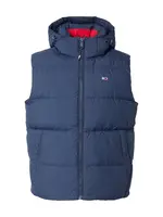 Tommy Jeans Vesta 'Essential'  námornícka modrá / tmavomodrá / červená / biela
