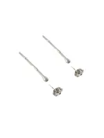 SOHI Náušnice ' Ethelinda '  strieborná