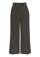 LASCANA Plisované nohavice  kaki