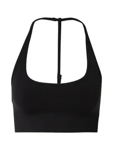 V!BE STUD!OS Športový top 'Dena'  čierna