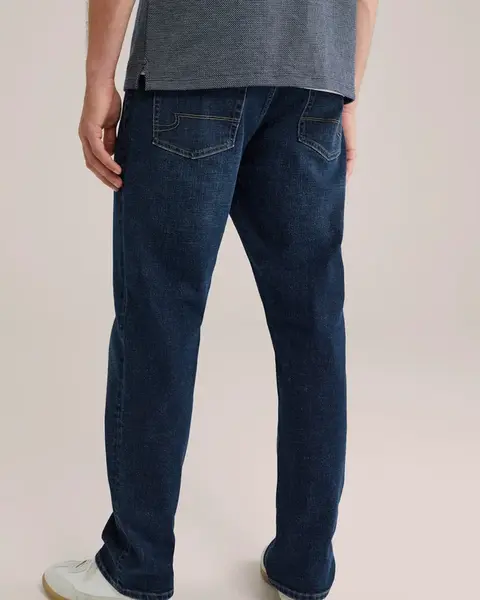 WE Fashion Džínsy  tmavomodrá