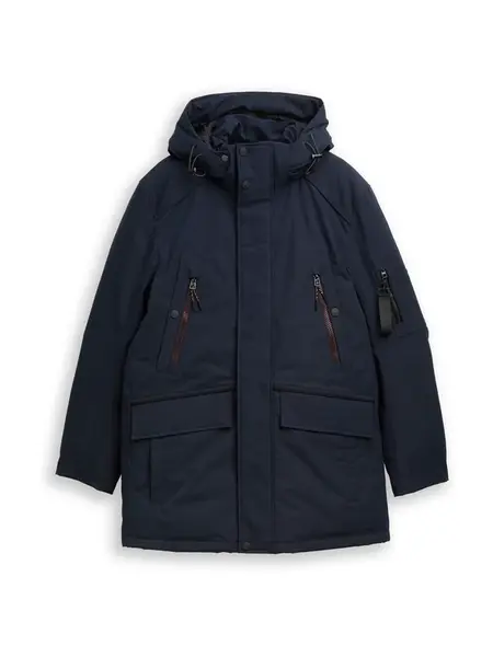 TOM TAILOR Zimná bunda  tmavomodrá