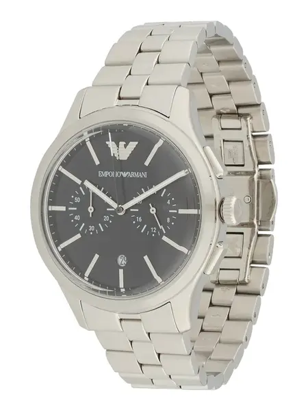 Emporio Armani Analógové hodinky  strieborná