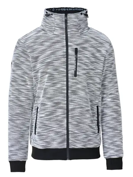 KOROSHI Prechodná bunda  šedobiela