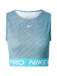 NIKE Športový top  modrá / nebesky modrá / biela