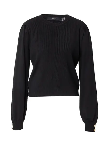 VERO MODA Sveter 'VMHOLLYKARIS'  čierna