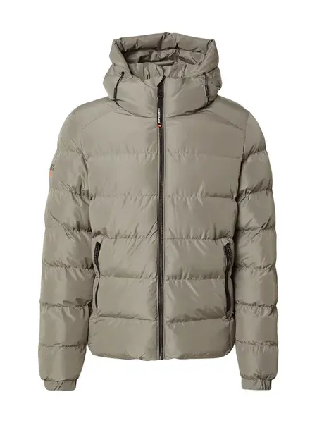 Superdry Zimná bunda  pastelovo zelená