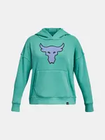 Tyrkysová mikina Under Armour Pjt Rck Brhma Bull Fleece HD