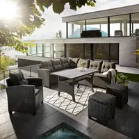 Ambia Garden ZAHRADNÍ JÍDELNÍ SET kov, plast, textil