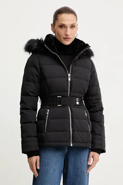 Péřová bunda Morgan černá barva, zimní, GAMONI