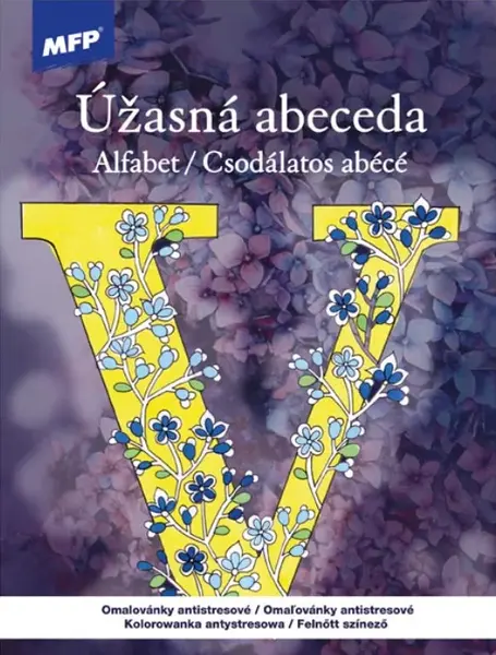 Omalovánky antistresové Úžasná abeceda