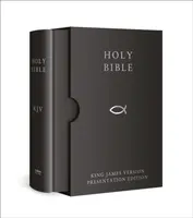 HOLY BIBLE: King James Version (KJV) Black Presentation Edition - King James Version