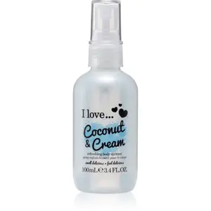 I Love Coconut & Cream osvěžující tělový sprej 100 ml