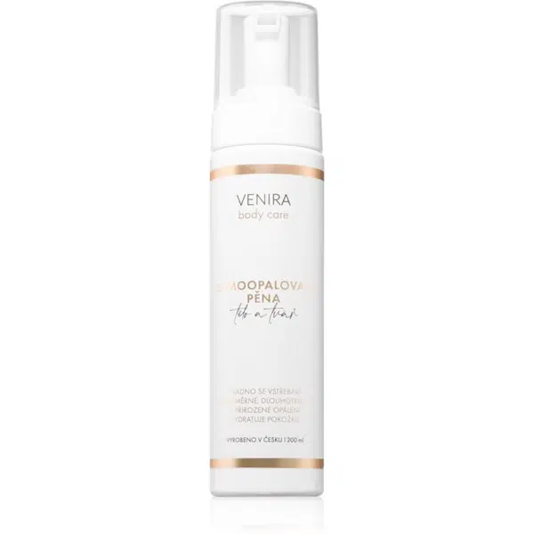 Venira Samoopalovací pěna samoopalovací pěna na tělo a obličej 200 ml