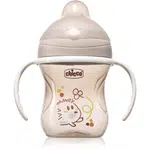 Chicco Training Cup 6m+ tréninkový hrnek s držadly Grey 200 ml