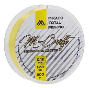 Mikado vlasec M-Craft Fluo yellow 200m 0.10mm 1,35kg