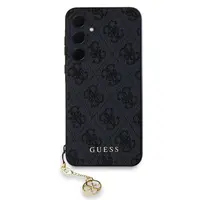 Zadní kryt Guess 4G Charms pro Samsung Galaxy A35, šedá