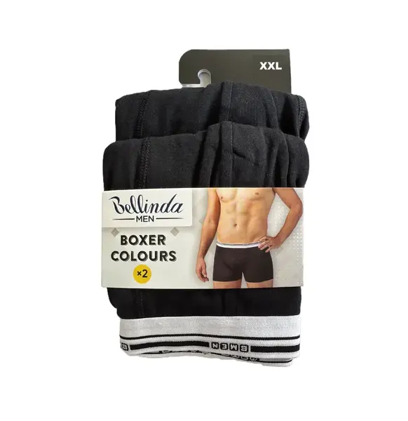 Bellinda Pánské bavlněné boxerky vel. XXL 2 ks černé