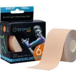 BronVit Sport Kinesio Tape classic 5 cm x 6 m tejpovací páska světle béžová