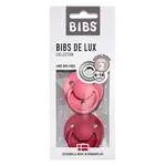 BIBS Colour Dudlíky z přírodního kaučuku - velikost 2, Coral/Ruby 2 ks