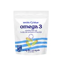 Arctic Blue Omega 3 250 mg DHA + 400 mg EPA 60 gelových kapslí