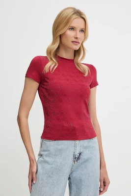 Tričko Guess dámské, černá barva, W4BI26 J1314