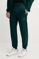 Tepláky adidas x Z.N.E pánské, zelená barva, s potiskem, JW4724