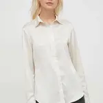 Košile Lauren Ralph Lauren dámská, béžová barva, regular, s klasickým límcem, 200918715