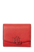 Kožená peněženka Lauren Ralph Lauren dámská, černá barva, 432966782