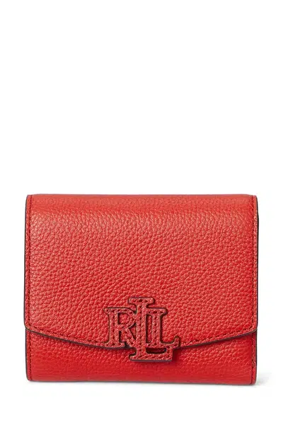 Kožená peněženka Lauren Ralph Lauren dámská, černá barva, 432966782