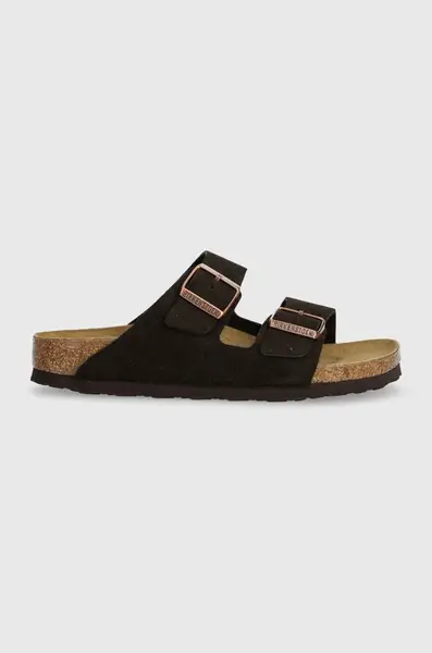 Semišové pantofle Birkenstock Arizona