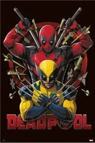 Plakát Marvel – Deadpool and Wolverine
