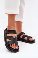 Boto Gumové dámské pantofle s páskem černé Tavirae