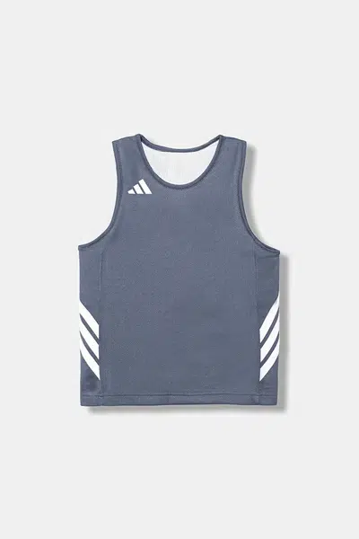 Dětský top adidas Originals šedá barva, s aplikací, JM5135
