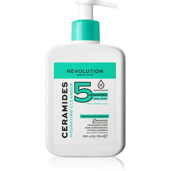Revolution Skincare Ceramides jemný čisticí krém s ceramidy 236 ml