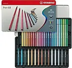Sada fixů Stabilo Pen 68 – 40ks v plechu