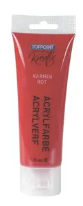 Akrylová barva karmínově červená 75 ml