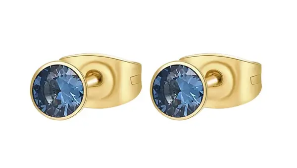 Brosway Půvabné pozlacené náušnice z oceli Chakra BHKE052