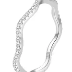 Beneto Originální stříbrný prsten s čirými zirkony AGG226 52 mm