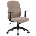 Modante OTOČNÁ ŽIDLE, tkaná látka, černá, světle hnědá