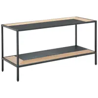 MID.YOU KONZOLOVÝ STOLEK, přírodní barvy, černá, dřevo, kov, kompozitní dřevo, 120/60/47 cm