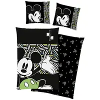 Disney POVLEČENÍ PRO MLÁDEŽ, renforcé, černá, 135/200 cm