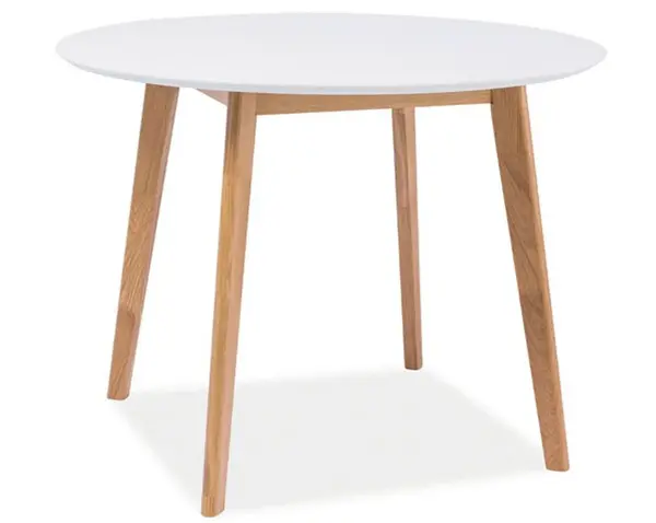 SIGNAL Jídelní stůl MOSSO II bílý / dub