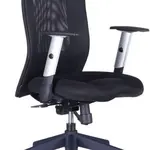 OFFICE PRO Ergonomická kancelářská židle CALYPSO GRAND černá, sezení 8+ hodin denně