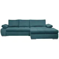 Carryhome ROHOVÁ SEDAČKA, textil, petrolej